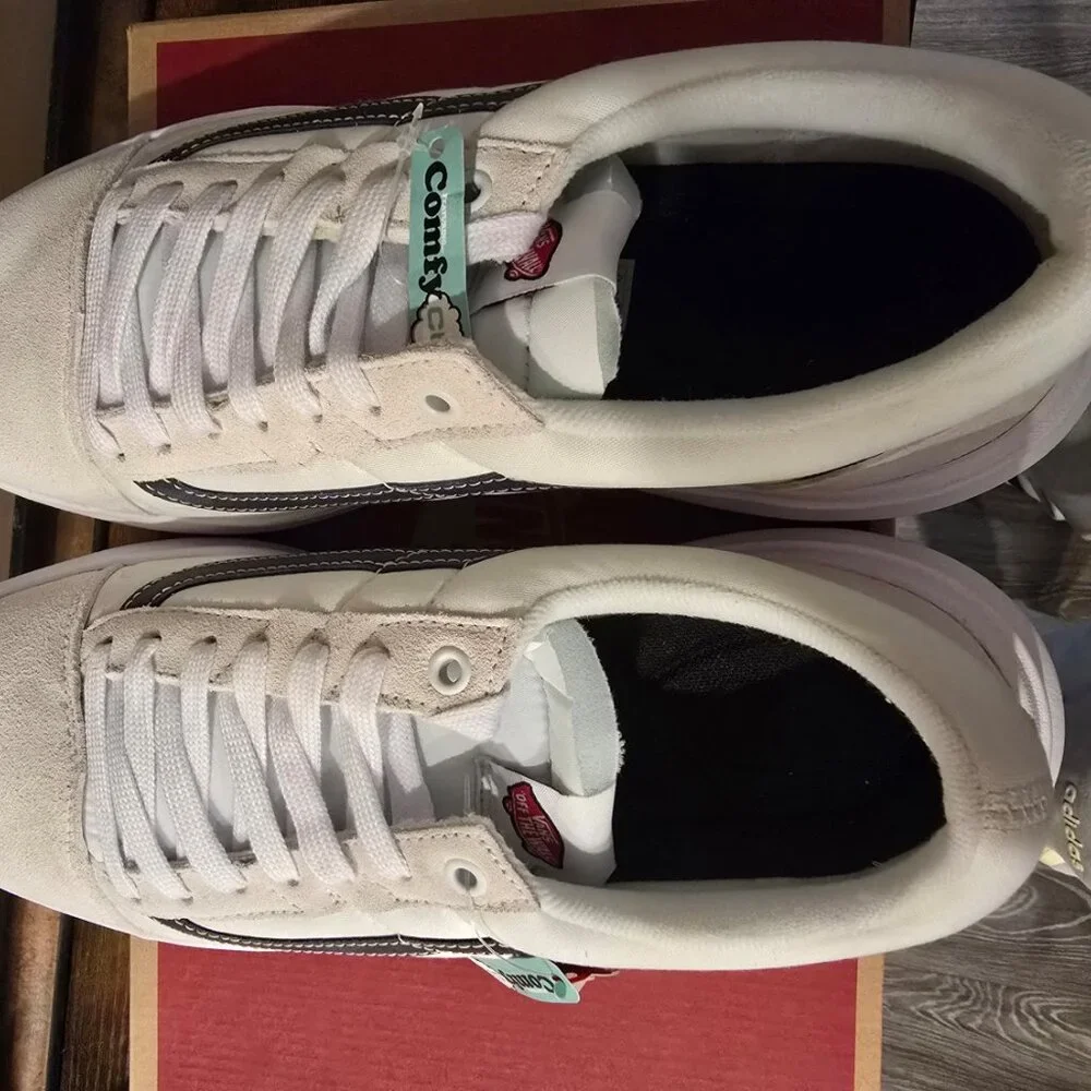 Vans Old Skool Overt CC Shoes White VN0A7Q5EWHT Skateboarding Men's US Sz 12 NEW - Picture 8 of 10